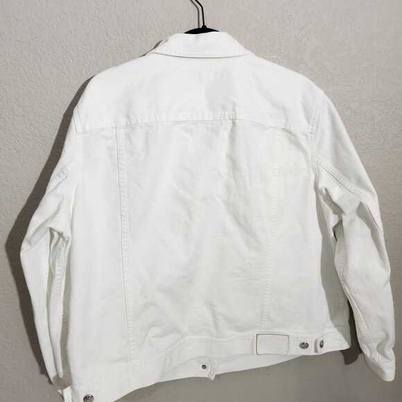 Ralph Lauren Jean Jacket 3X White - Picture 9 of 16